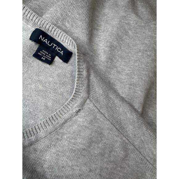 Nautica Sweater Vest Light Grey - Medium - Picture 5 of 11